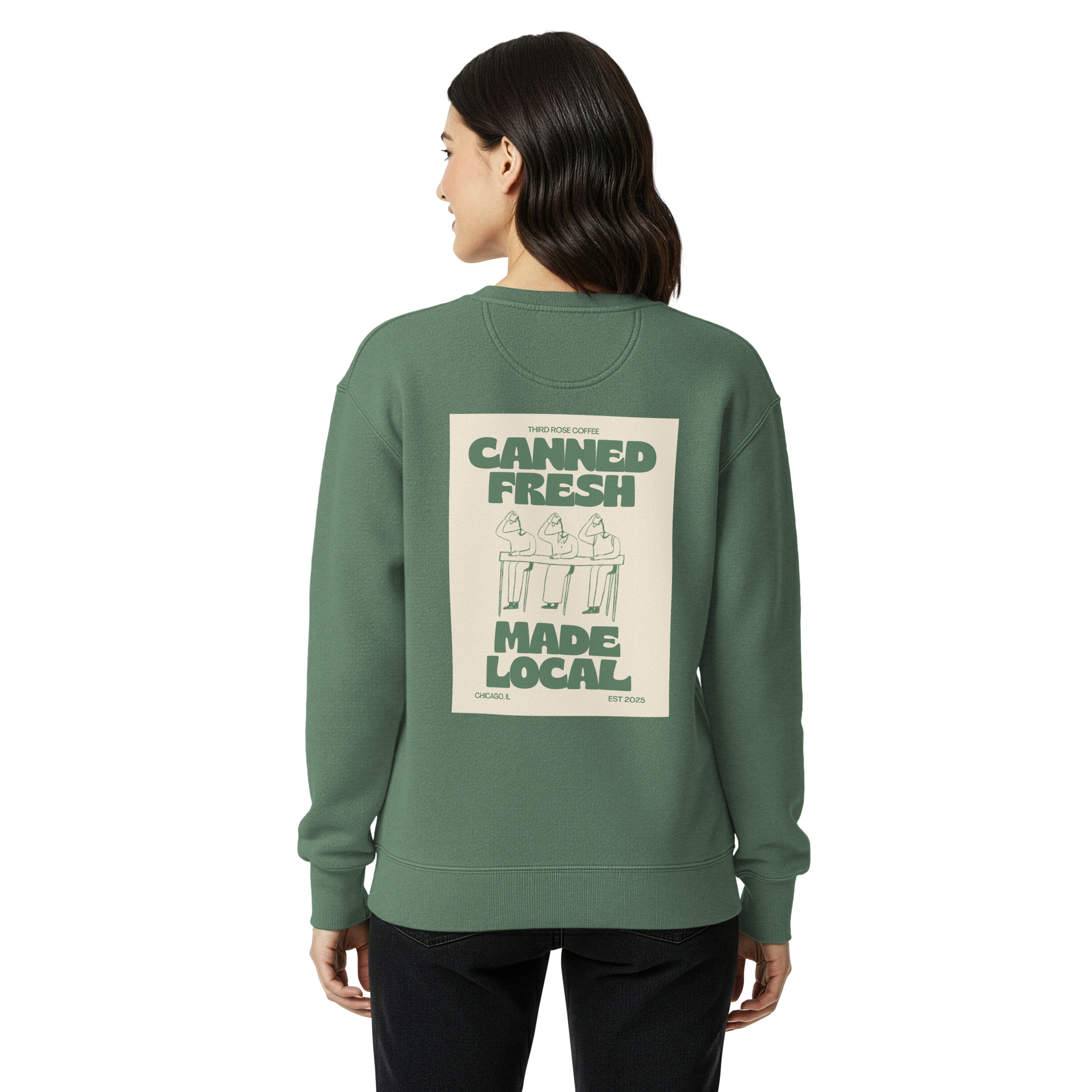 Third Rose “Canned Fresh. Made Local.” Crewneck