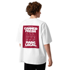 Third Rose “Canned Fresh. Made Local.” Tee I White